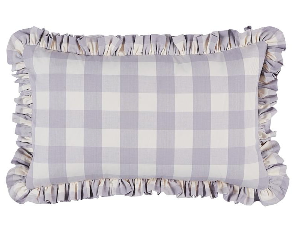 Camden Cotton Check Pillow