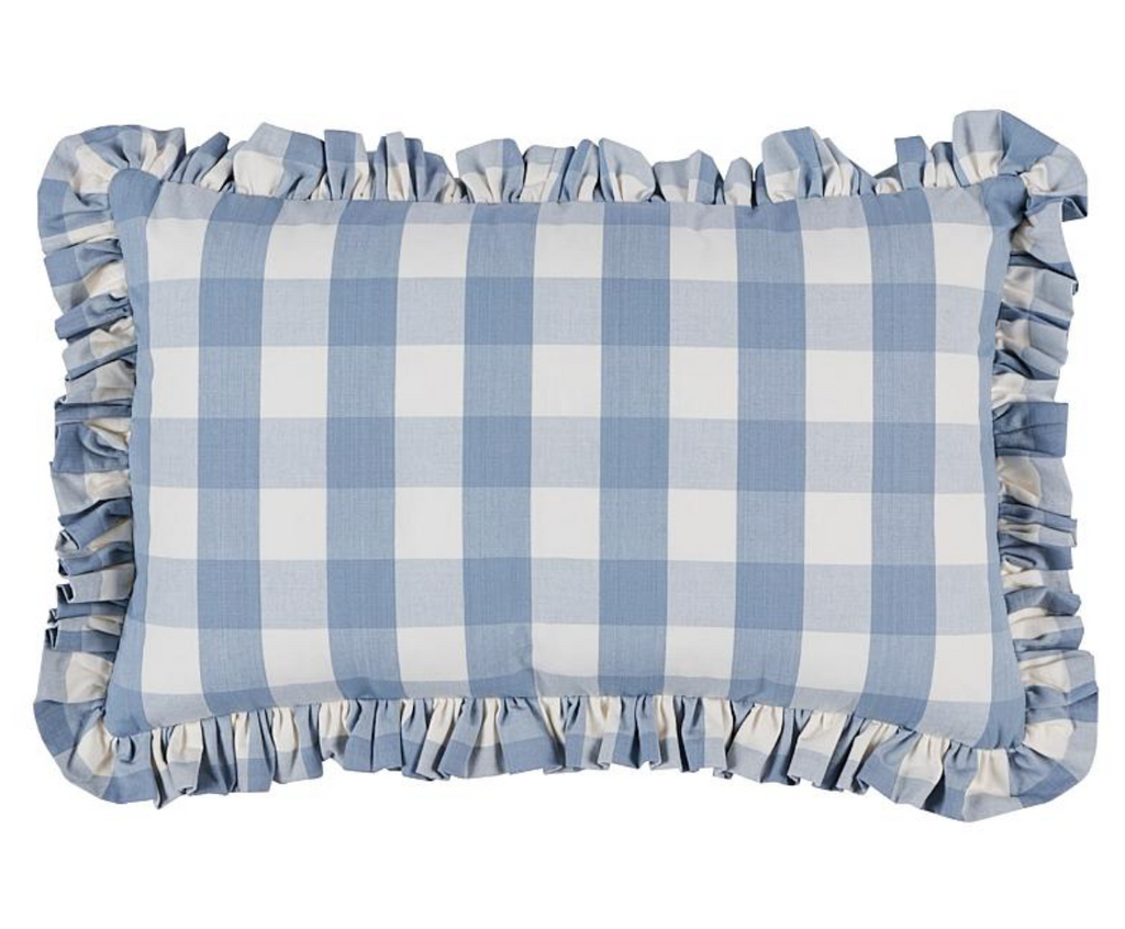 Camden Cotton Check Pillow