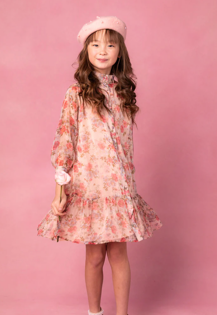 Mini Eleanor Dress in Pink Floral
