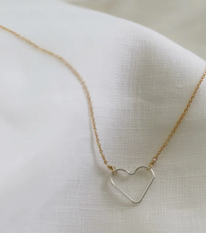 Open Heart Necklace