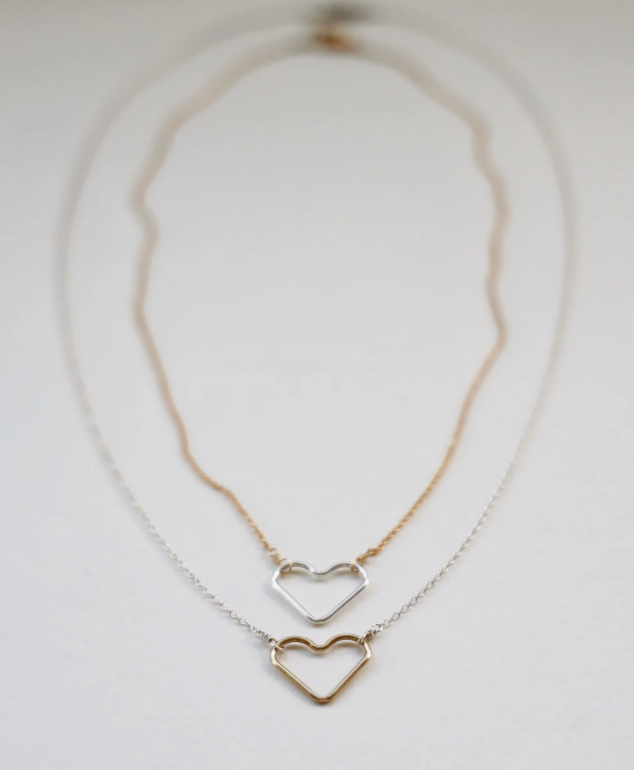 Open Heart Necklace