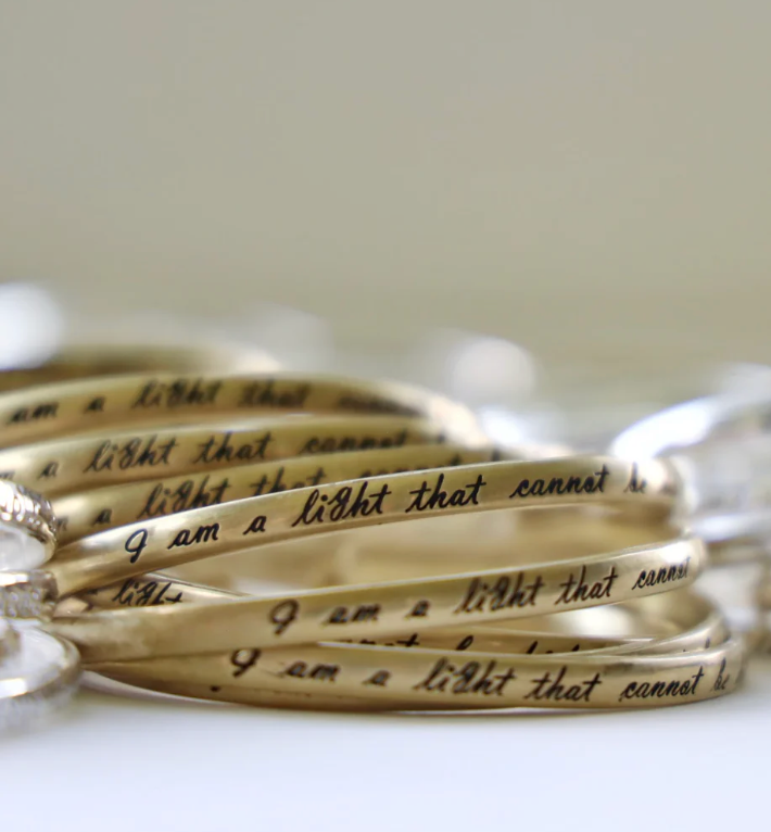 "I am a Light" Cuff