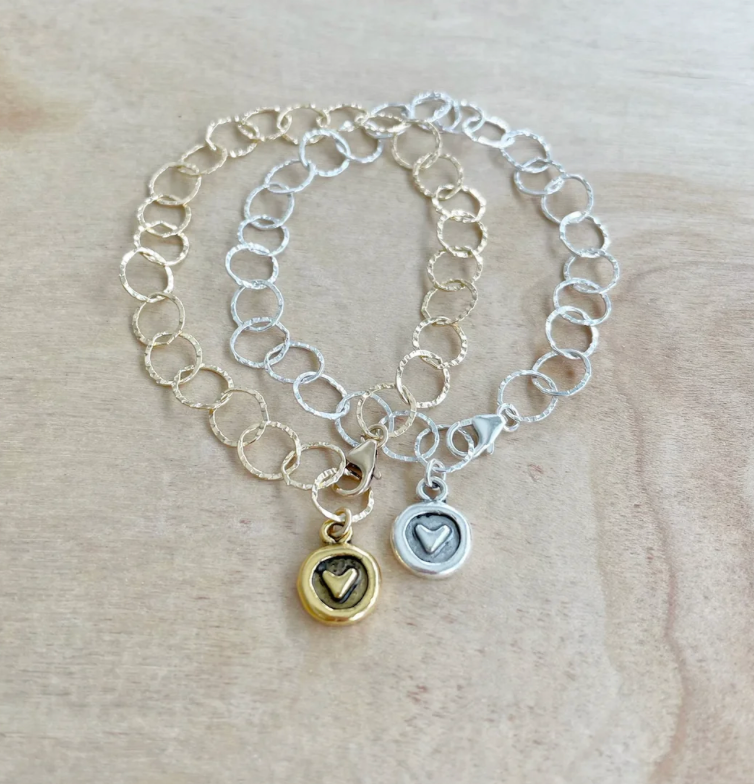 Hammered Honey Bracelet