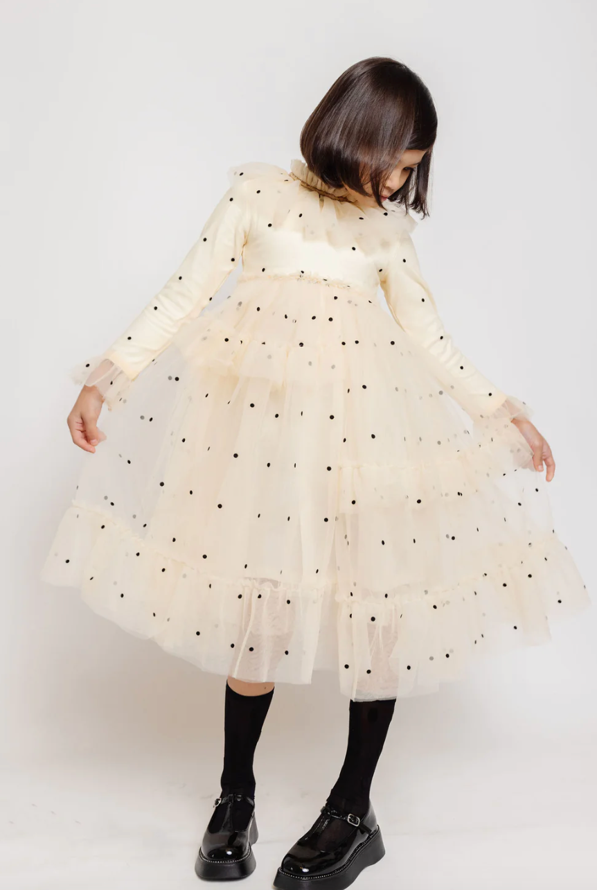 Tulle Polka Dot Dress