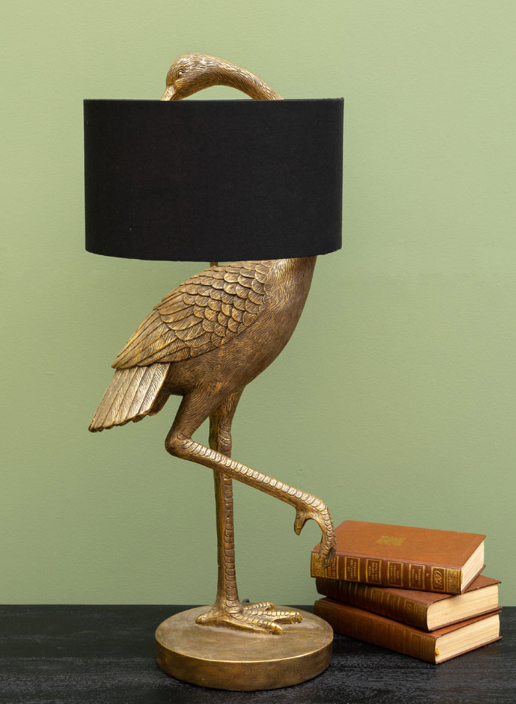 Gold Bird Table Lamp