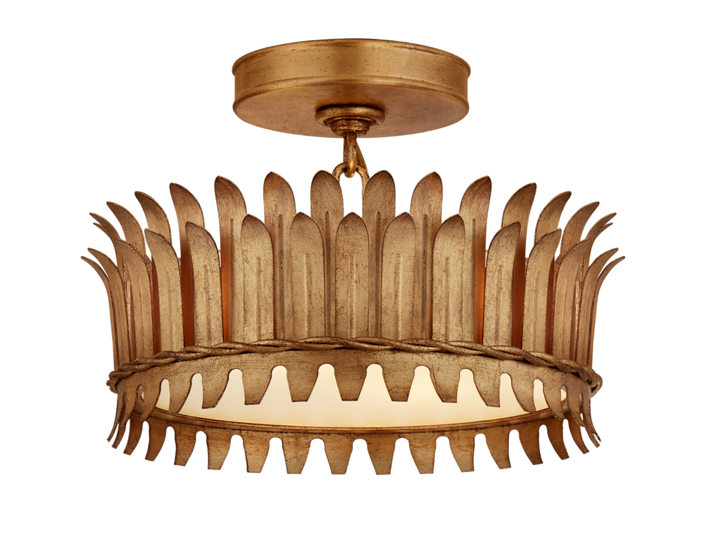 Leslie 12" Semi-Flush