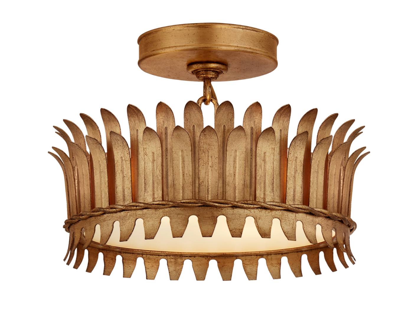 Leslie 12" Semi-Flush