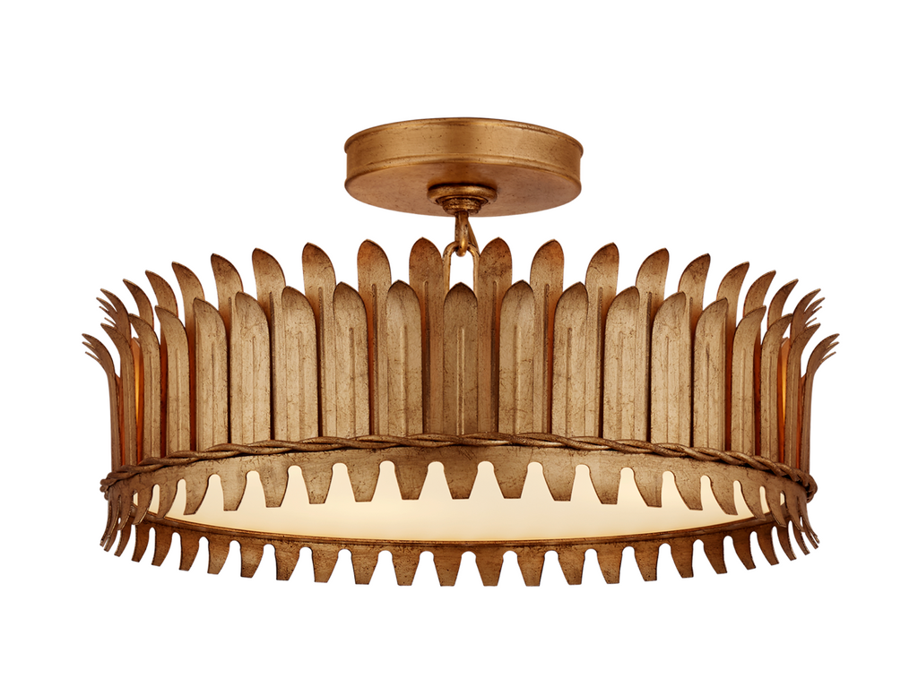 Leslie 16" Semi-Flush