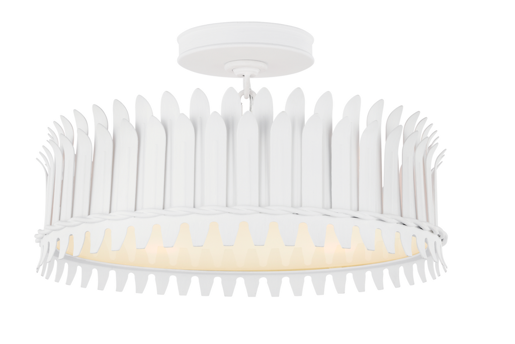 Leslie 16" Semi-Flush