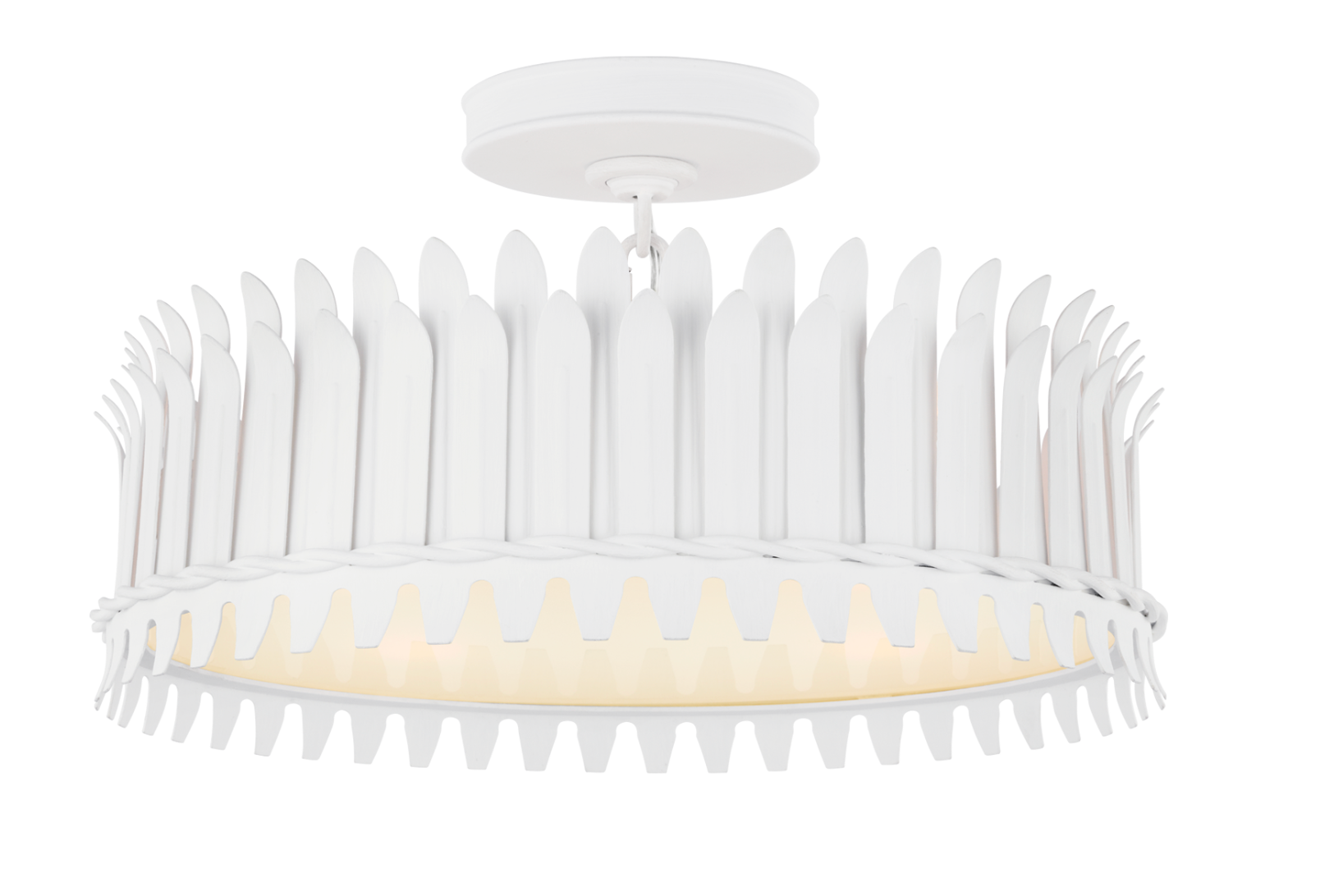 Leslie 16" Semi-Flush