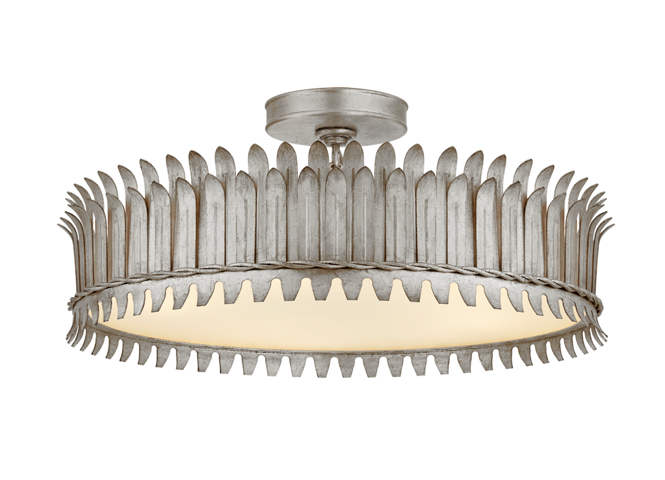 Leslie 21" Semi-Flush