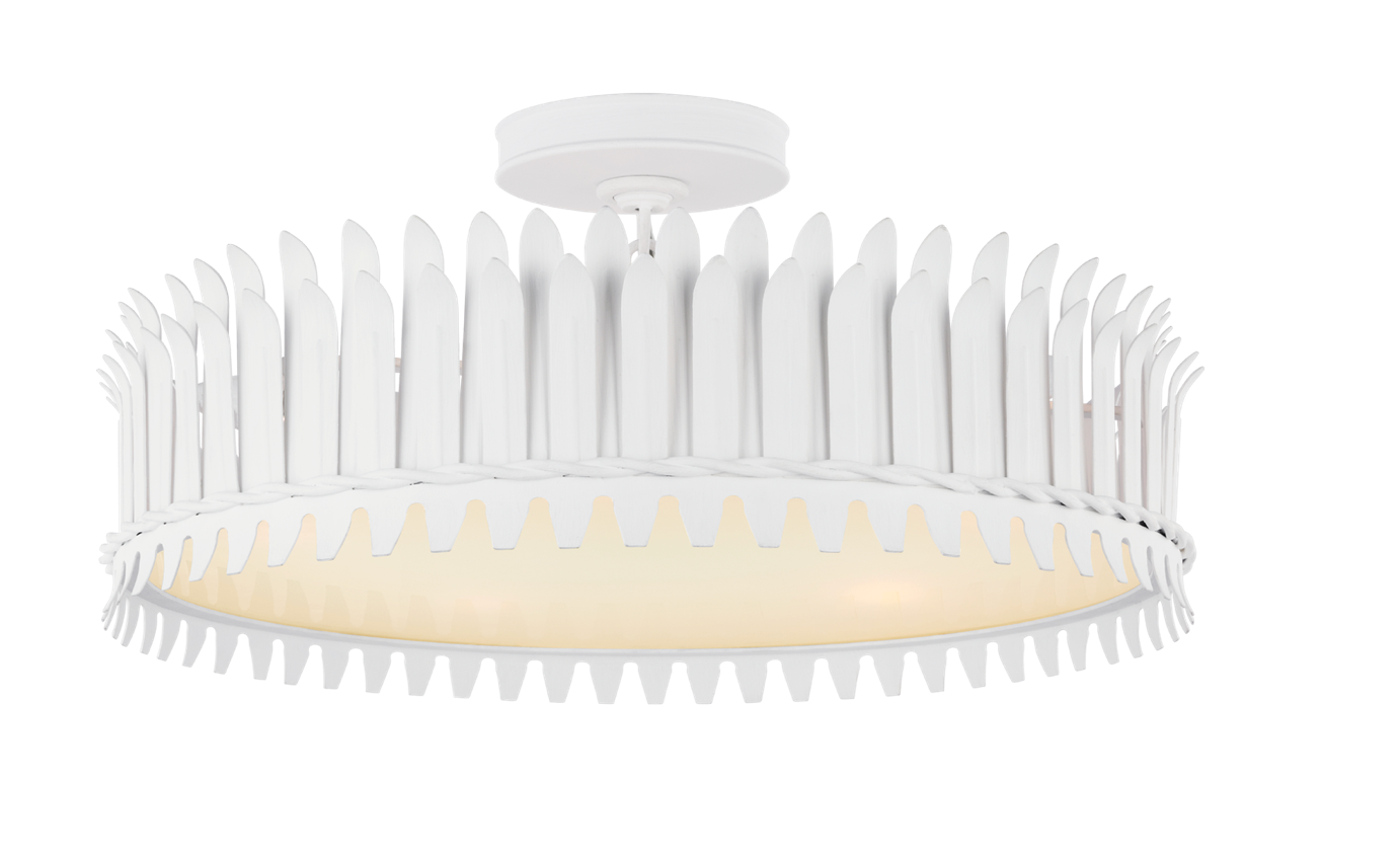 Leslie 21" Semi-Flush