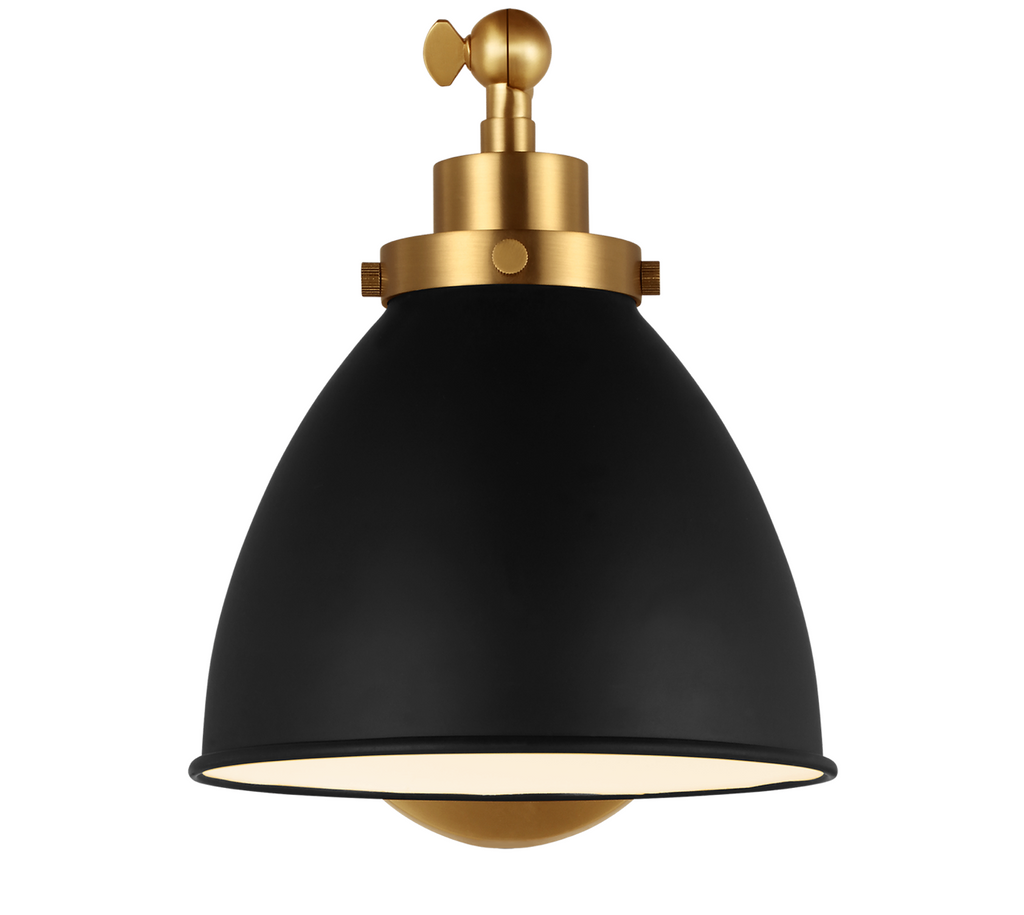 Wellfleet Single Arm Dome Task Sconce