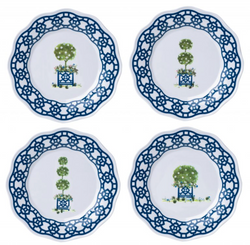 Melamine Dinnerware- Trellis and Topiary