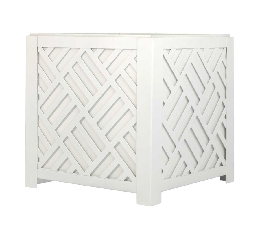 Fretwork Box Planter