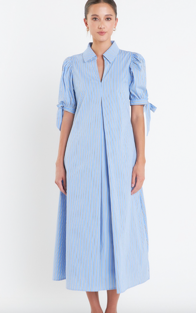 Godet Midi Dress