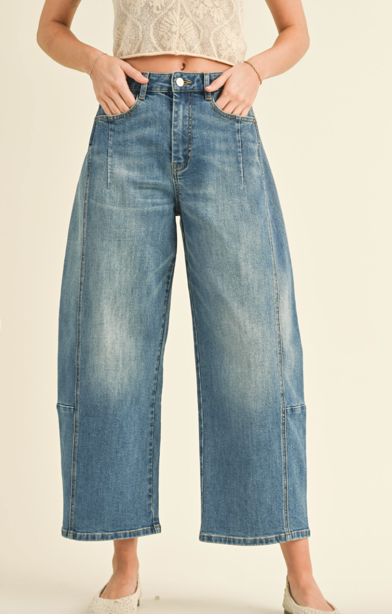 Loose Fit Denim Pants