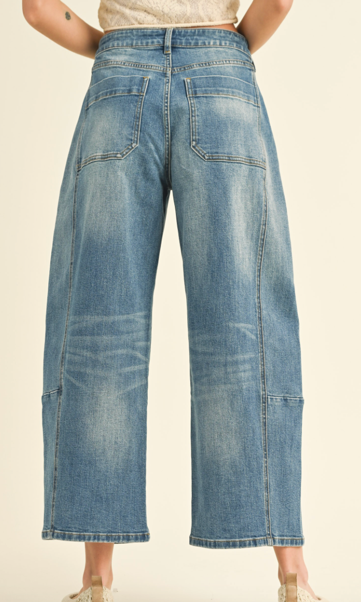 Loose Fit Denim Pants