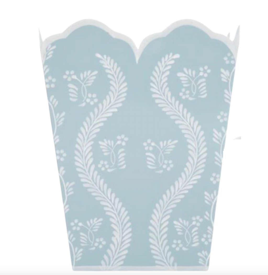 Scalloped Trellis Wastepaper Basket
