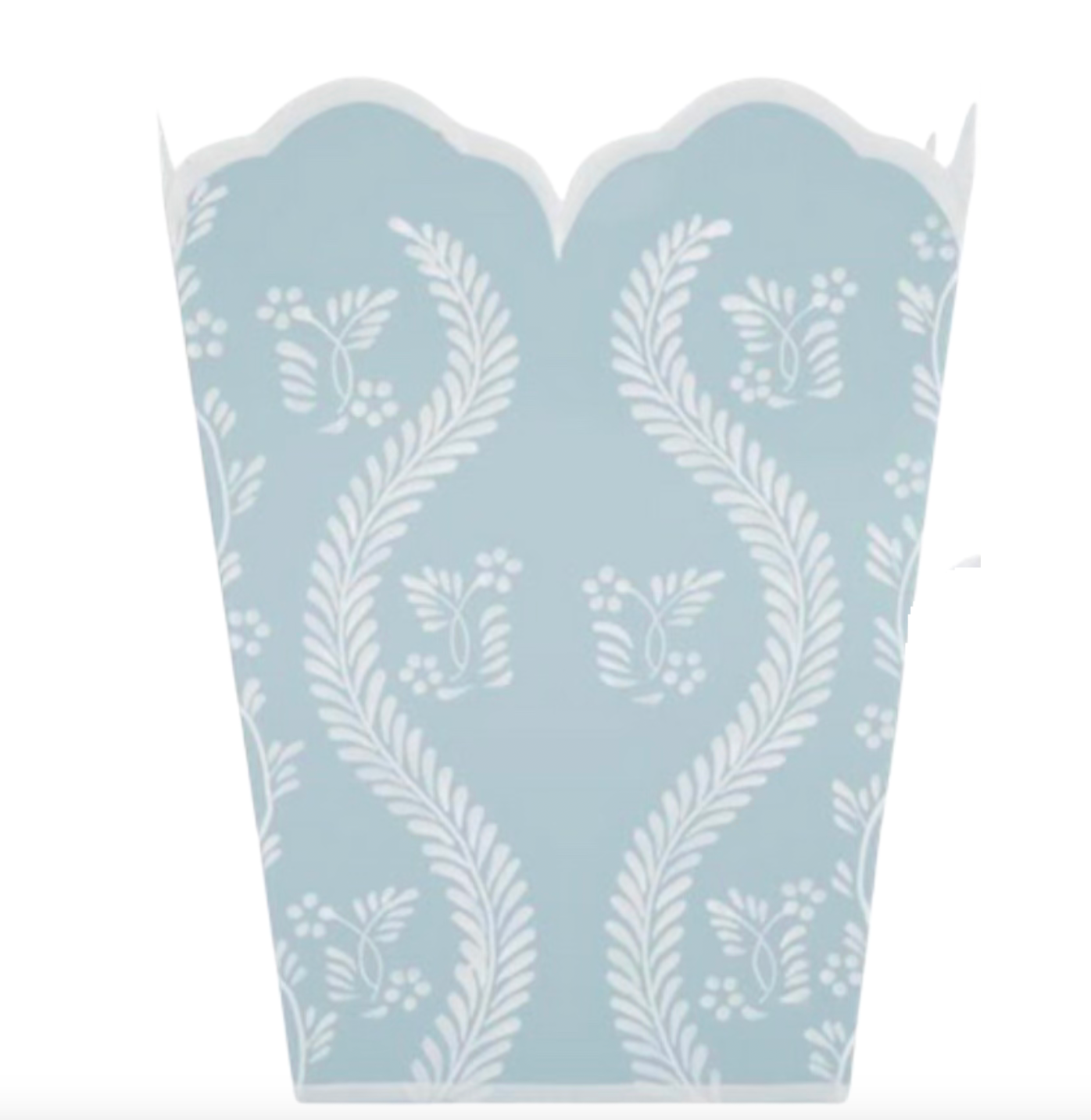 Scalloped Trellis Wastepaper Basket