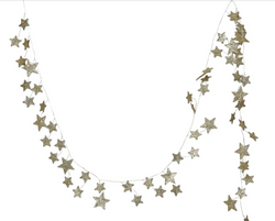 Glitter Paper Star Garland