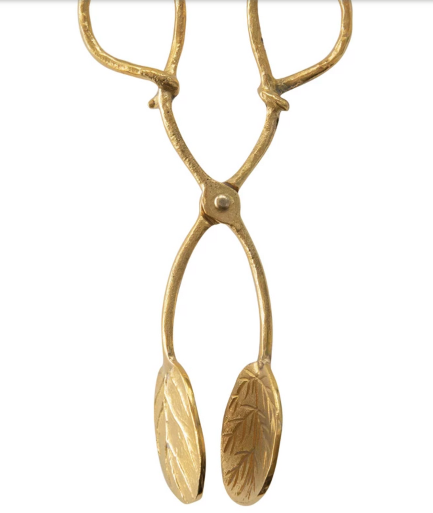 Brass Leaf Tongs