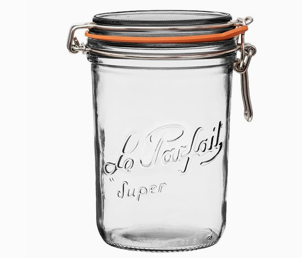 Tapered French Glass Jar