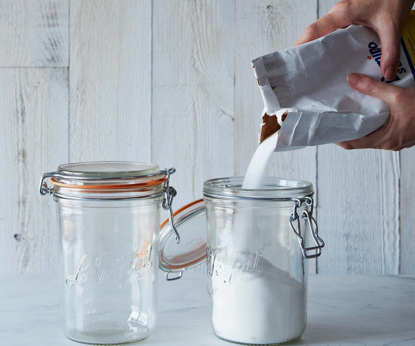 Tapered French Glass Jar