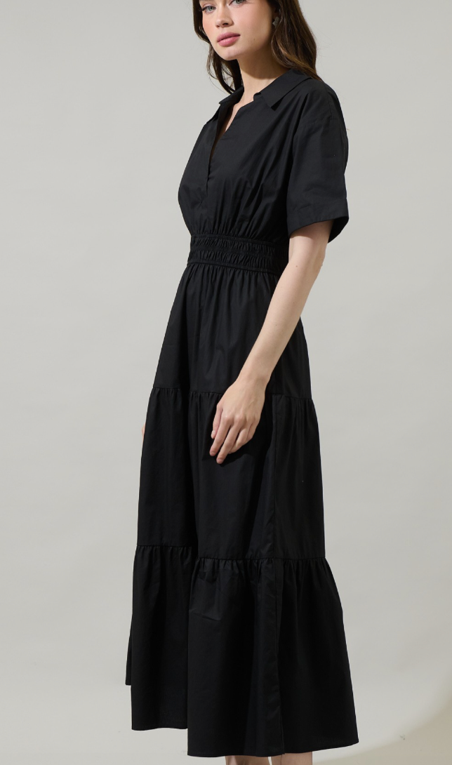 Apres Tiered Maxi Dress