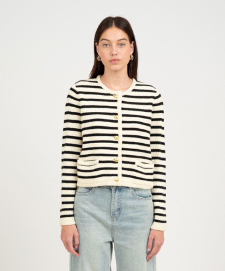 Striped Cardigan