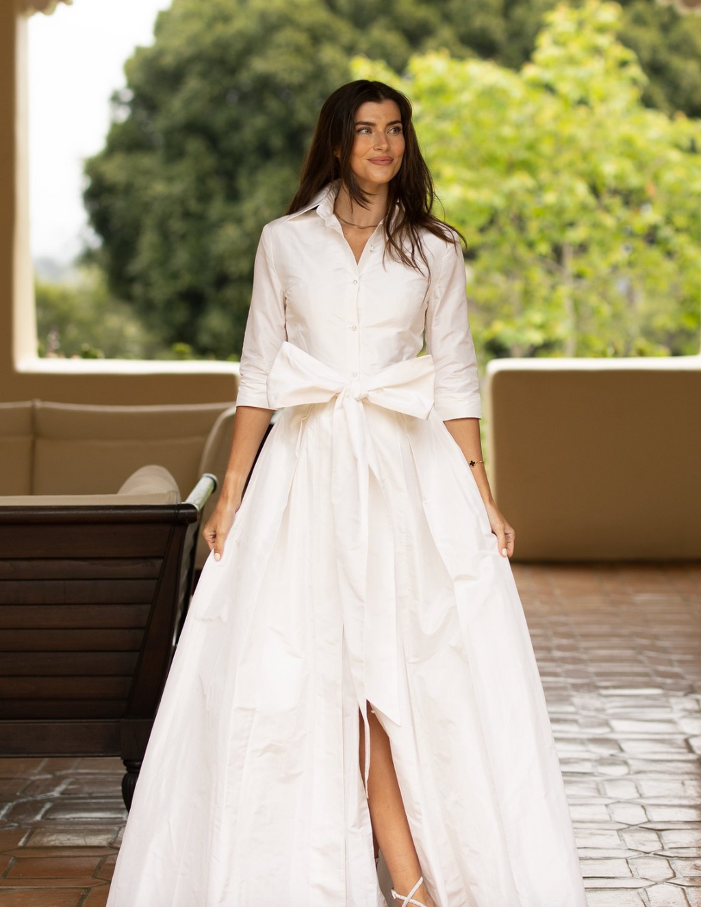 Luciana Silk Dresses- Floor Length