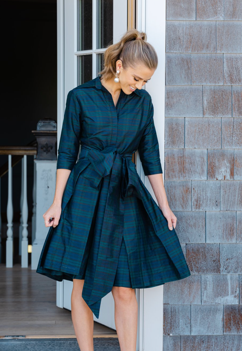 Luciana Silk Dresses- Cocktail Length