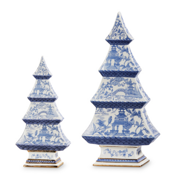 Blue Chinoiserie Trees