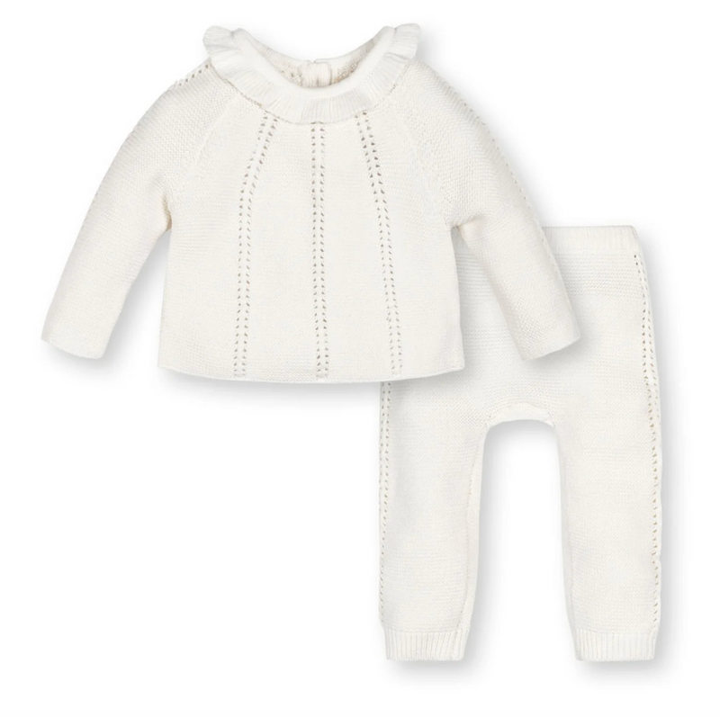 Baby Pointelle Sweater Set