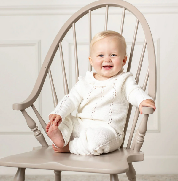 Baby Pointelle Sweater Set