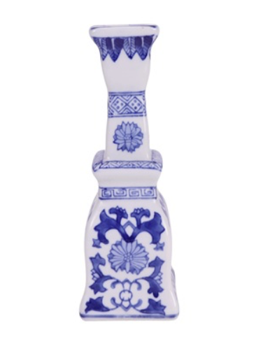 Blue and White Candleholders- Assorted