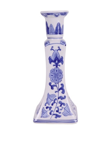 Blue and White Candleholders- Assorted