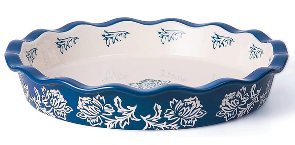 Scalloped Ceramic Pie Dish