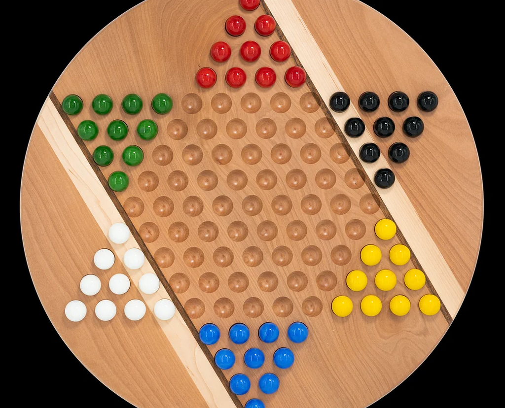 Combo Board- Chinese Checkers and Irk