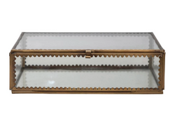 Brass and Glass Display Box