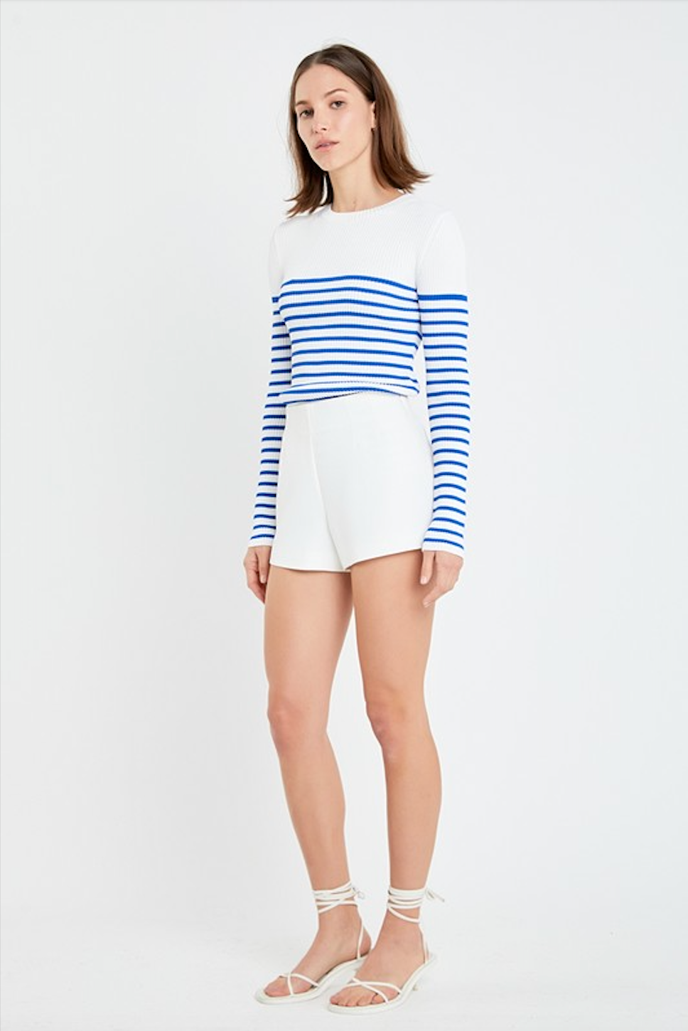 Stripe Long Sleeve Knit Top