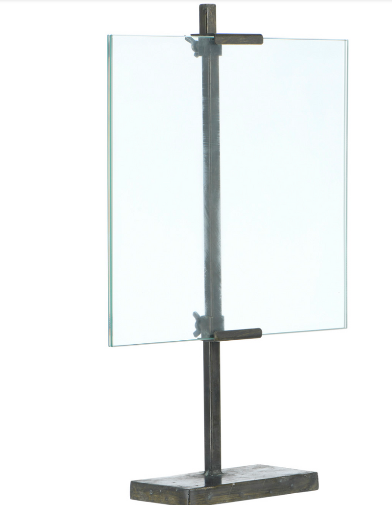 Floating Photo Frame with Metal Stand