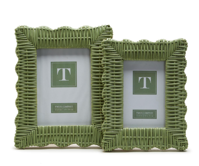 Wicker Weave Photo Frames