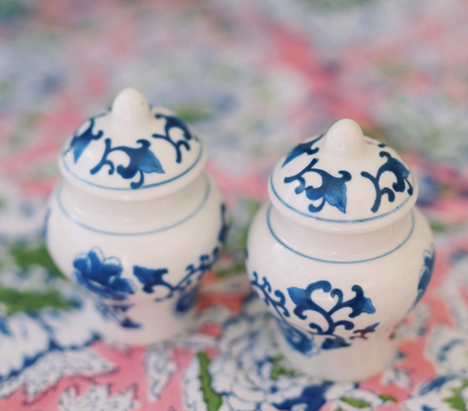 Mini Ginger Jar Salt and Pepper Shaker Set