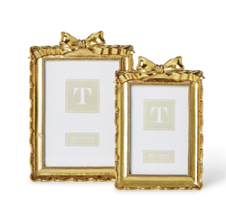 Golden Bow Photo Frames