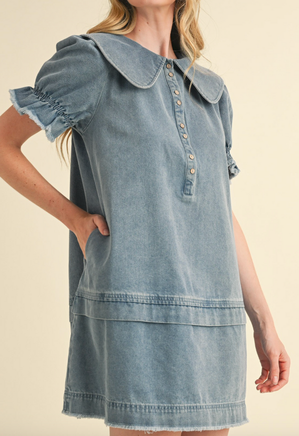 Denim Doll Mini Dress