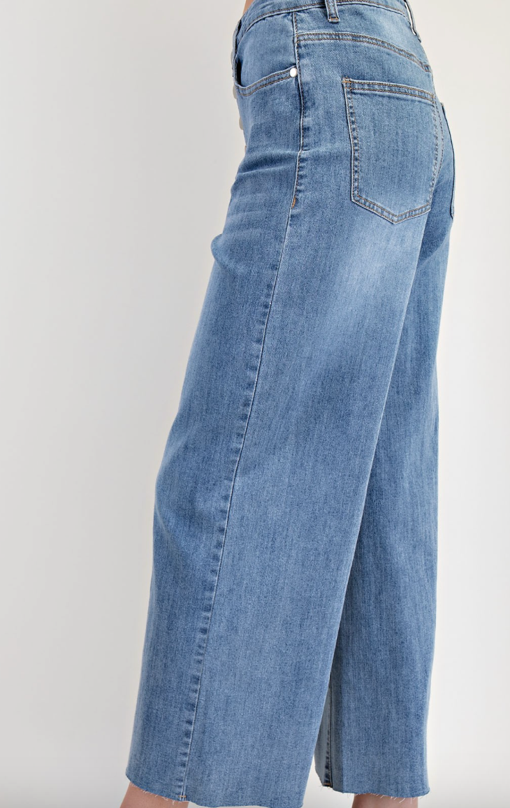 Five Button Front Denim Pants