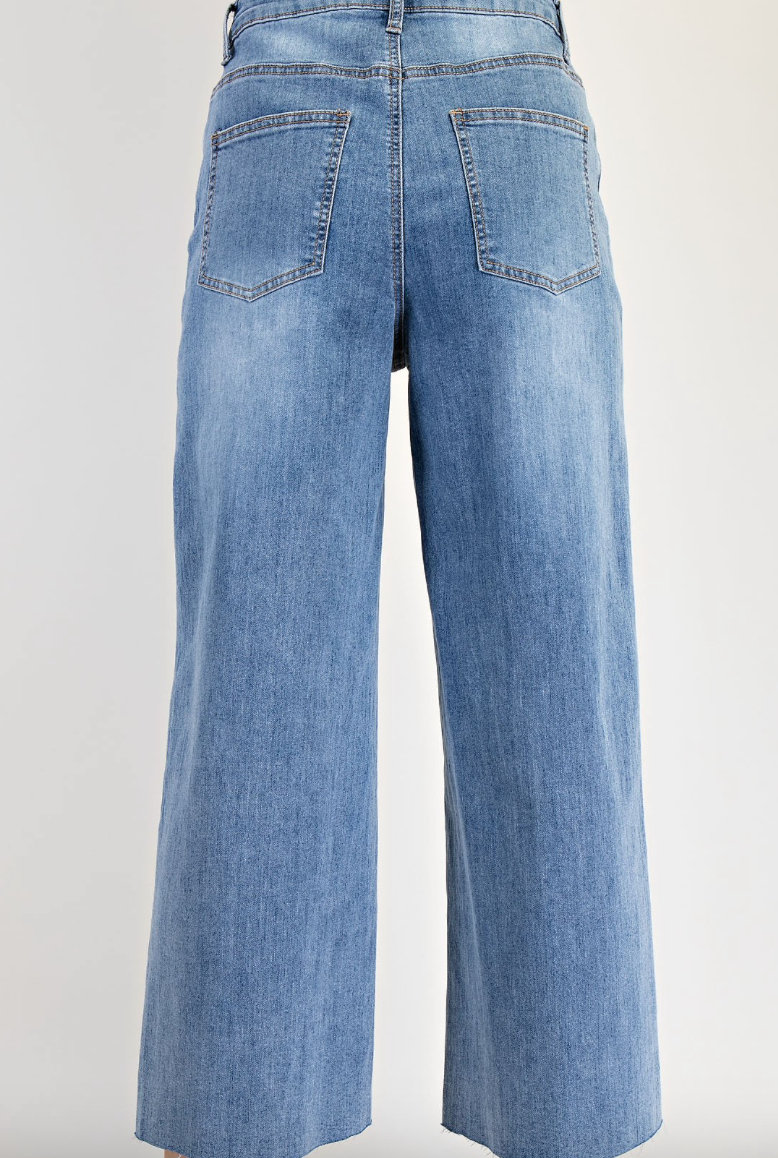 Five Button Front Denim Pants