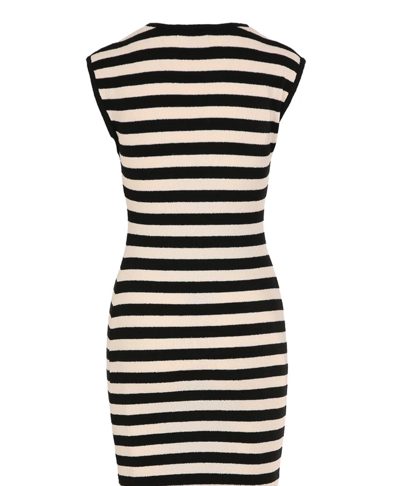 Astrid Stripe Sleeveless Maxi Dress