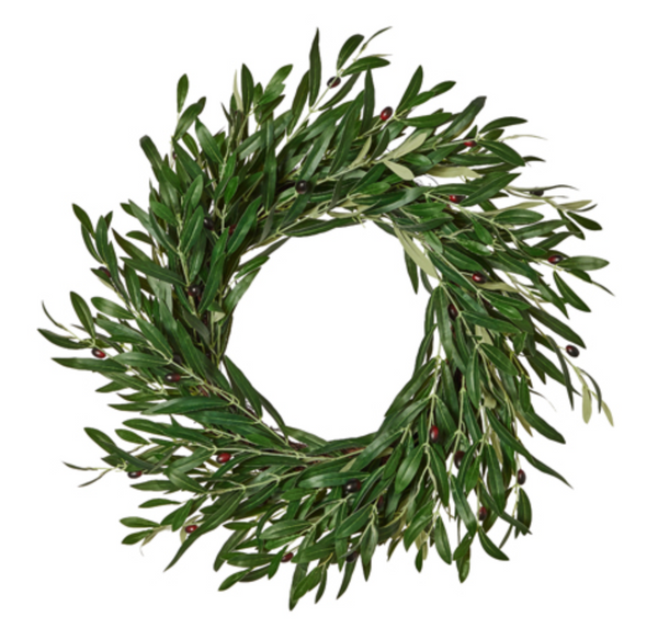 24" Olive Branch Wreath